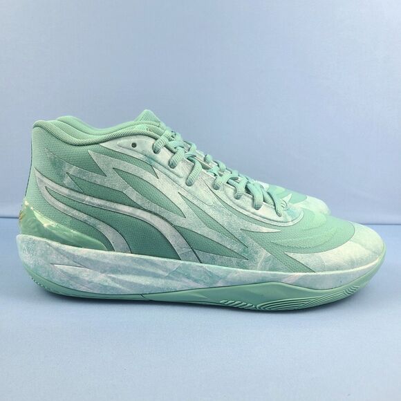 Puma MB.02 Mens Size 14 Lamelo Ball Lunar New Year Jade Green Gold 378284-01 main image 15
